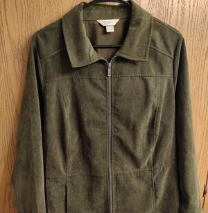 CJ Banks Dark Olive Green Jacket